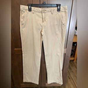 Aeropostale Women's Straight Leg Tan khaki pants 13/14